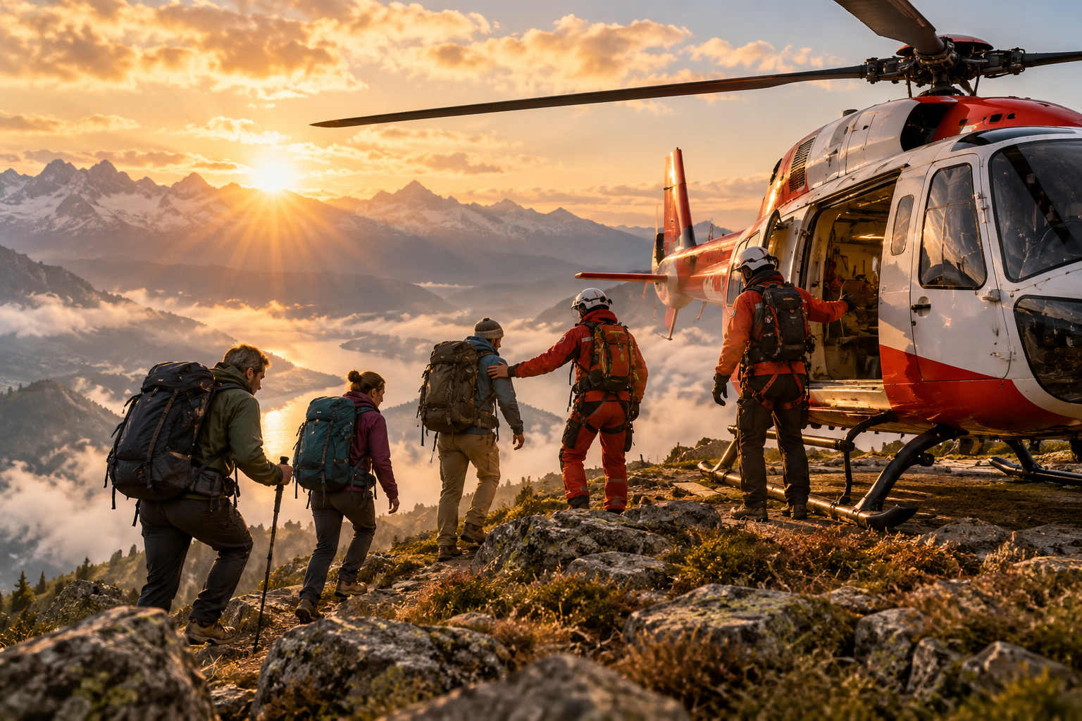 Rescue requires a way to safety.